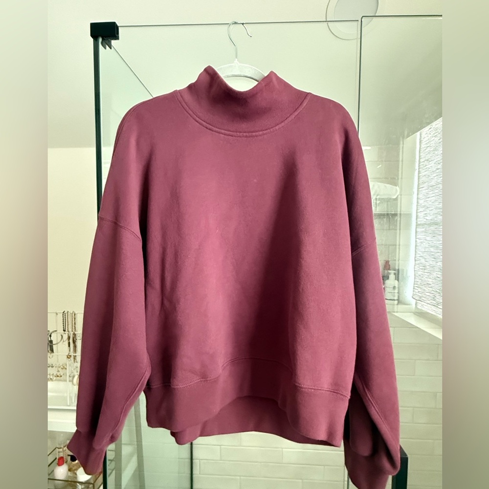 Abercrombie Mock Neck Crewneck